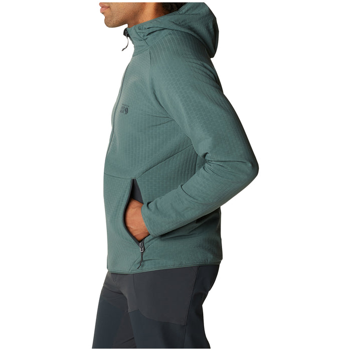 Mountain Hardwear Keele™ Grid Hoodie - Men's Black Spruce