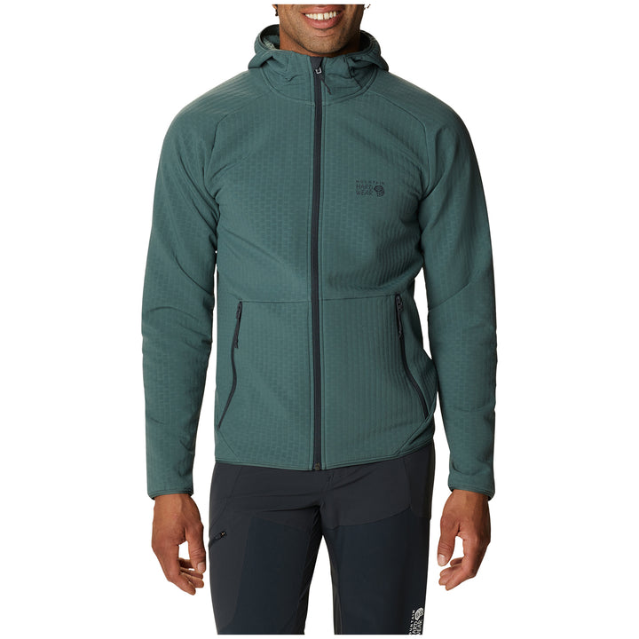 Mountain Hardwear Keele™ Grid Hoodie - Men's Black Spruce