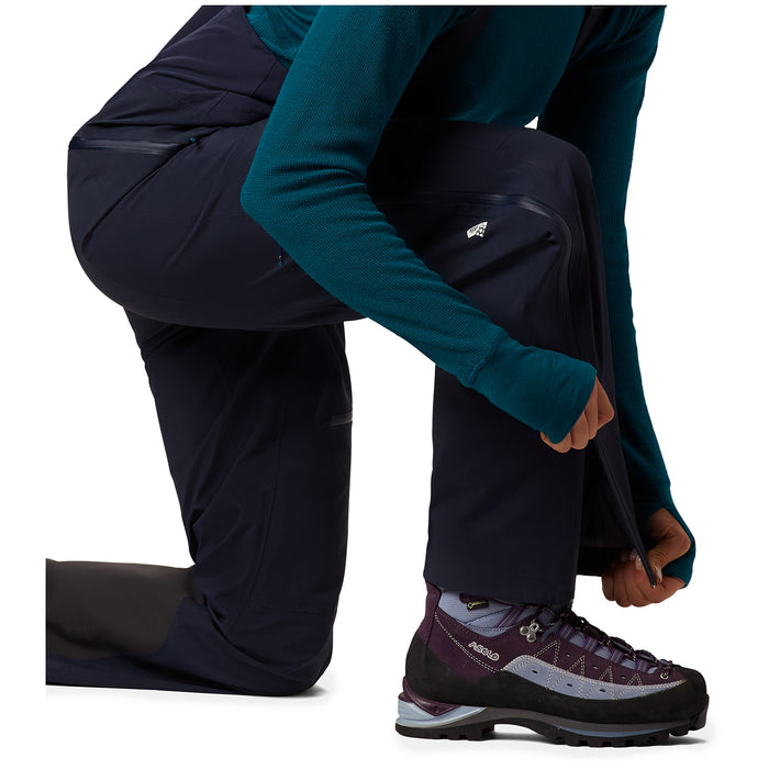 Mountain Hardwear Exposure/2 GORE-TEX Pro Short Bibs - Women's Dark Zinc