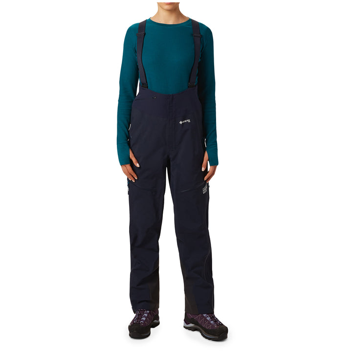 Mountain Hardwear Exposure/2 GORE-TEX Pro Short Bibs - Women's Dark Zinc