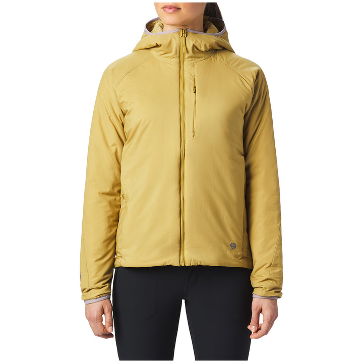 Mountain Hardwear Kor Strata™ Hooded Jacket - Women's Dark Bolt