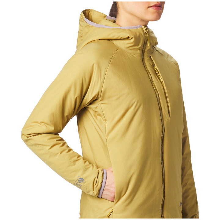 Mountain Hardwear Kor Strata™ Hooded Jacket - Women's Dark Bolt