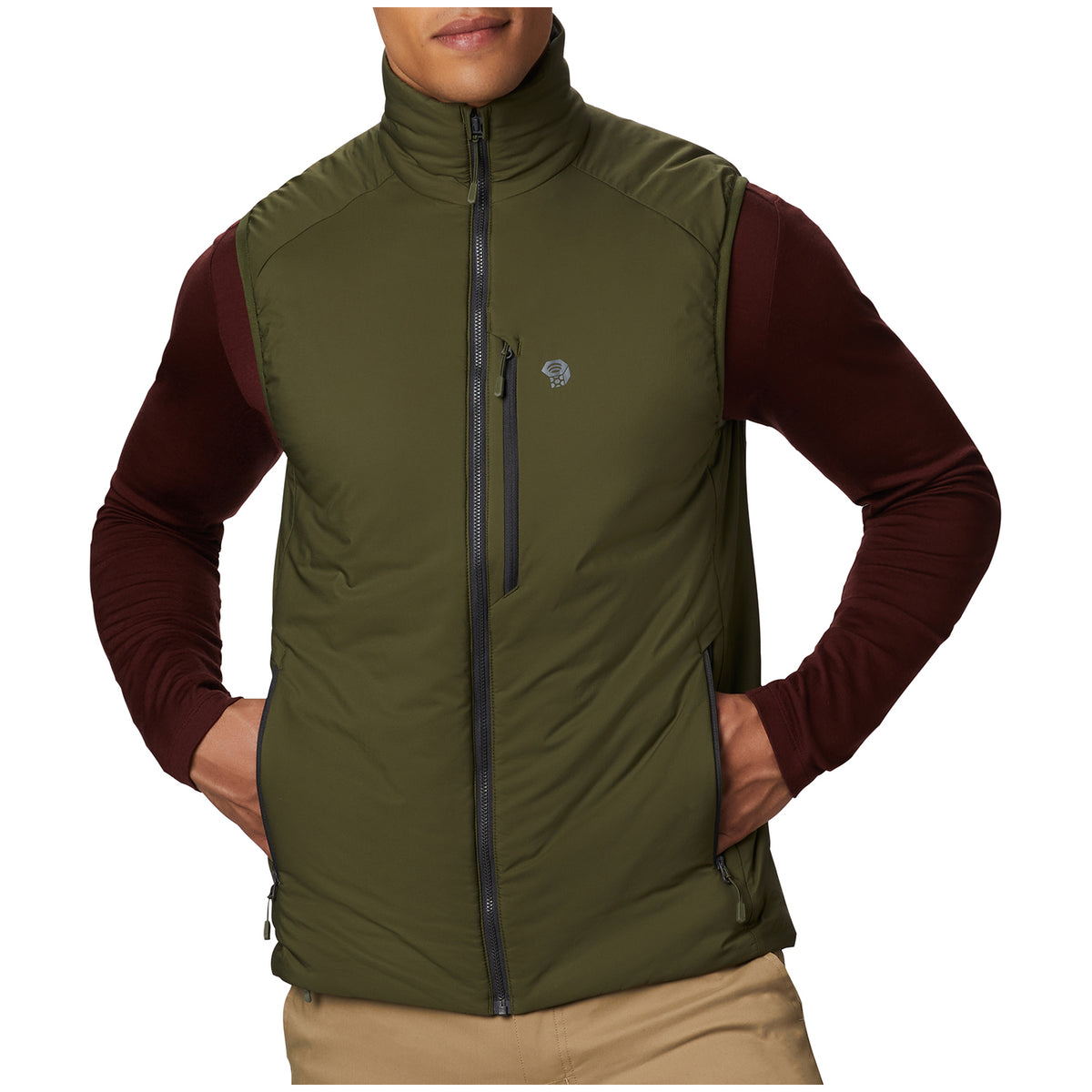 Mountain Hardwear Kor Strata Vest - Men's Dark Army