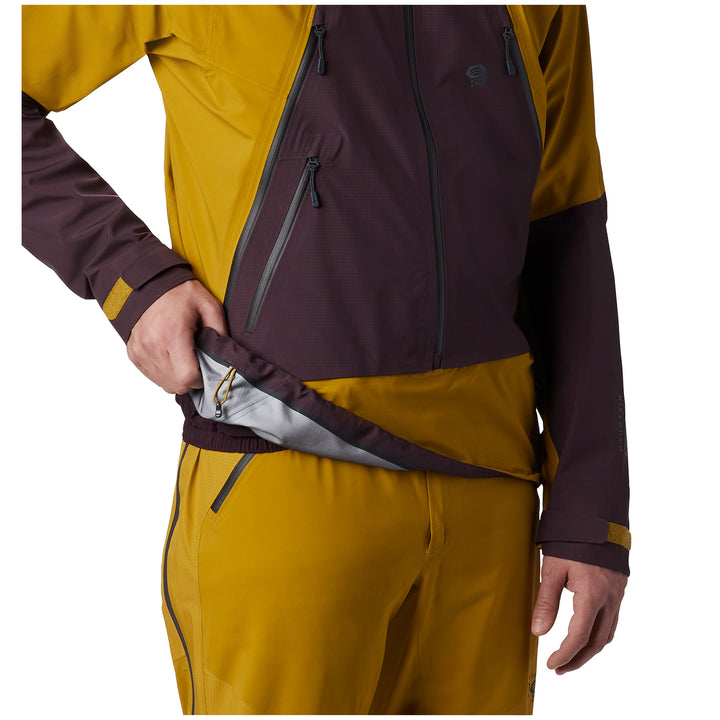 Mountain Hardwear High Exposure GORE-TEX C-Knit Anorak Jacket - Men's Dark Bolt