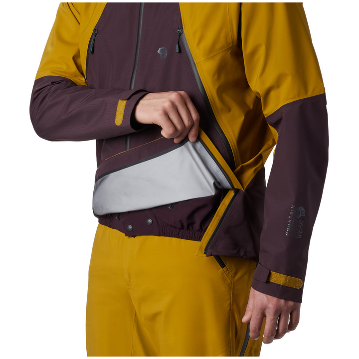 Mountain Hardwear High Exposure GORE-TEX C-Knit Anorak Jacket - Men's Dark Bolt