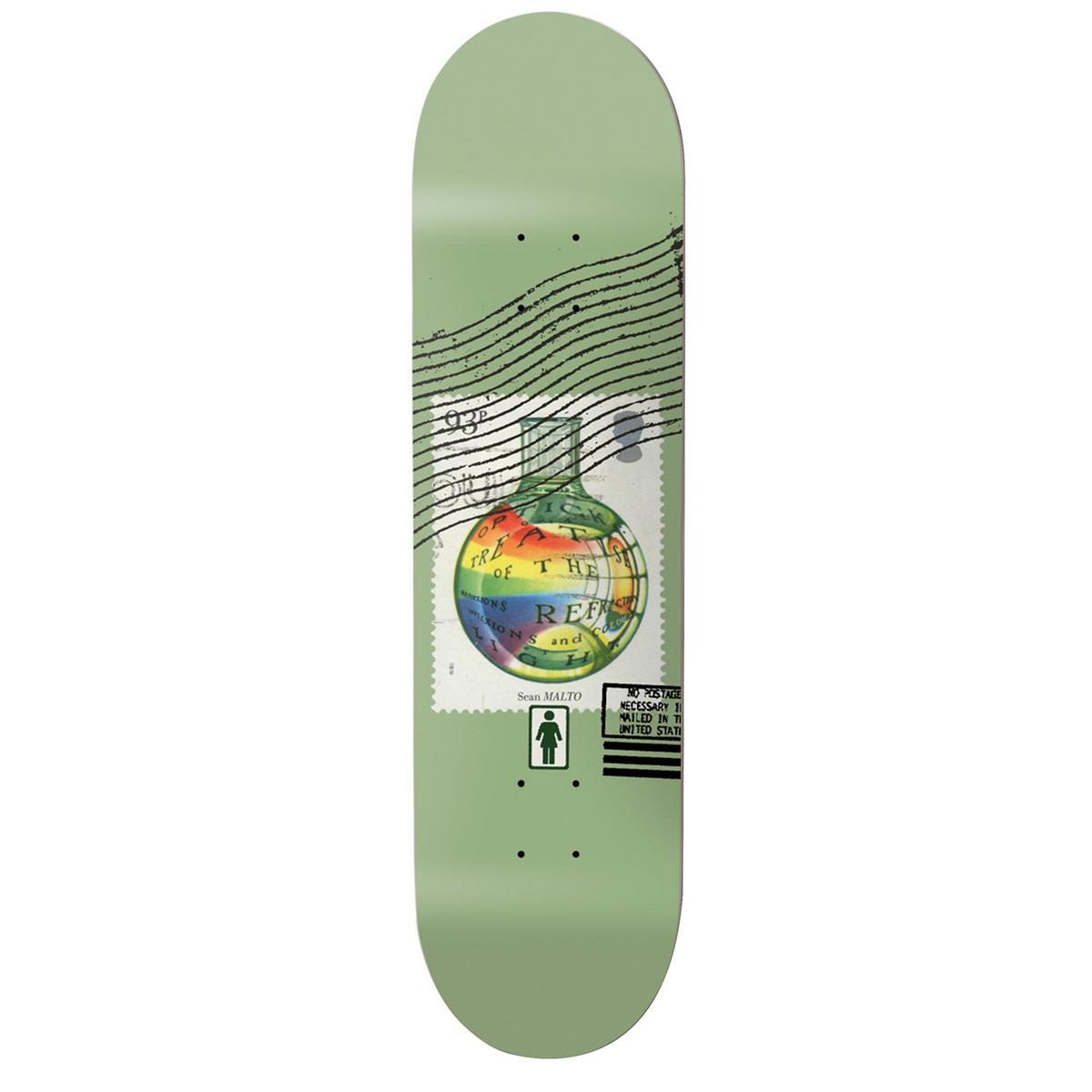 Girl Malto Postal 8.25 Skateboard Deck