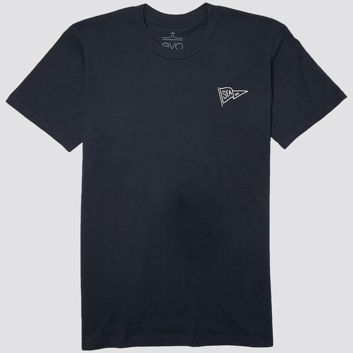evo Seattle Pennant T-Shirt - Men's Navy