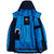 Quiksilver Side Hit Jacket - Boys' Brilliant Blue Nature Abstrakt