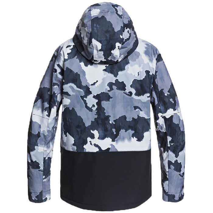 Quiksilver Mission Block Jacket - Men's True Black Bustin Big Camo