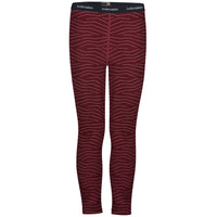 Icebreaker 200 Oasis Napasoq Lines Leggings - Kids' Redwood::Redwood