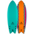 Catch Surf Heritage 5'6" Retro Fish Twin Fin Surfboard Orange