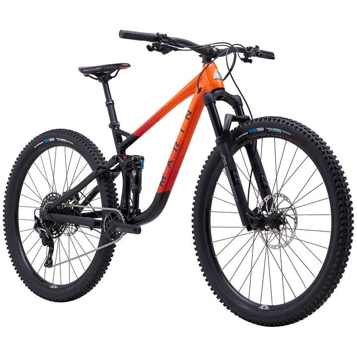 Marin Rift Zone 3 29" Complete Mountain Bike 2022 Gloss Black/Roarange/Red
