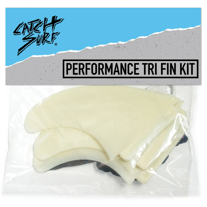 Catch Surf Hi-Performance Thruster Fin Set Natural