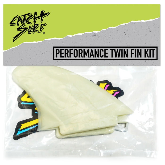 Catch Surf Hi Performance Keel Twin Fin Set Natural