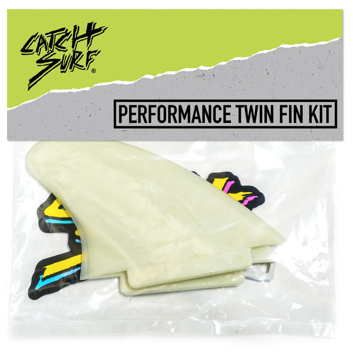 Catch Surf Hi Performance Keel Twin Fin Set Natural