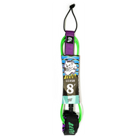 Catch Surf Beater 8' Leash Green/Purple::Green/Purple