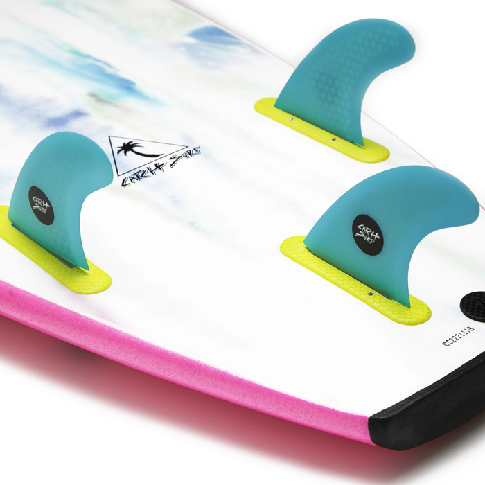 Catch Surf Honeycomb Hi-Performance Tri Fin Set Cyan