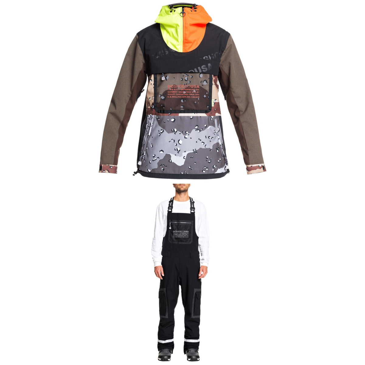 DC ASAP SE Anorak Jacket + Revival Bibs