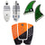 Hyperlite Trifecta Wakesurf Board + 4.5 Riot Carbon Surf Fin Set + Diamond Rear Traction Pad