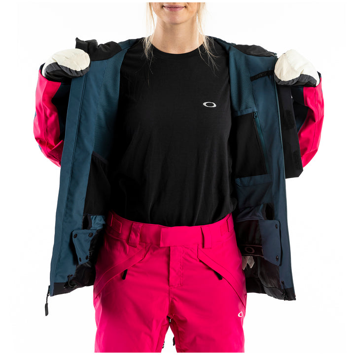 Oakley Camellia Jacket - Women's Black/Blue
