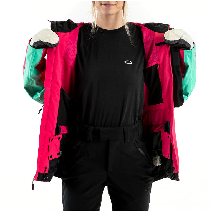 Oakley Camellia Jacket - Women's Black/Rubine