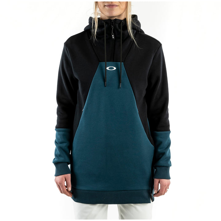 Oakley Snowdrop DWR Fleece - Women's Black/Blue