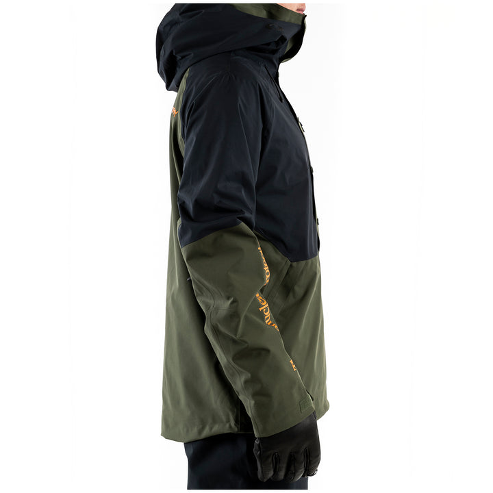 Oakley TNP Lined Shell Anorak - Men's Black/Green