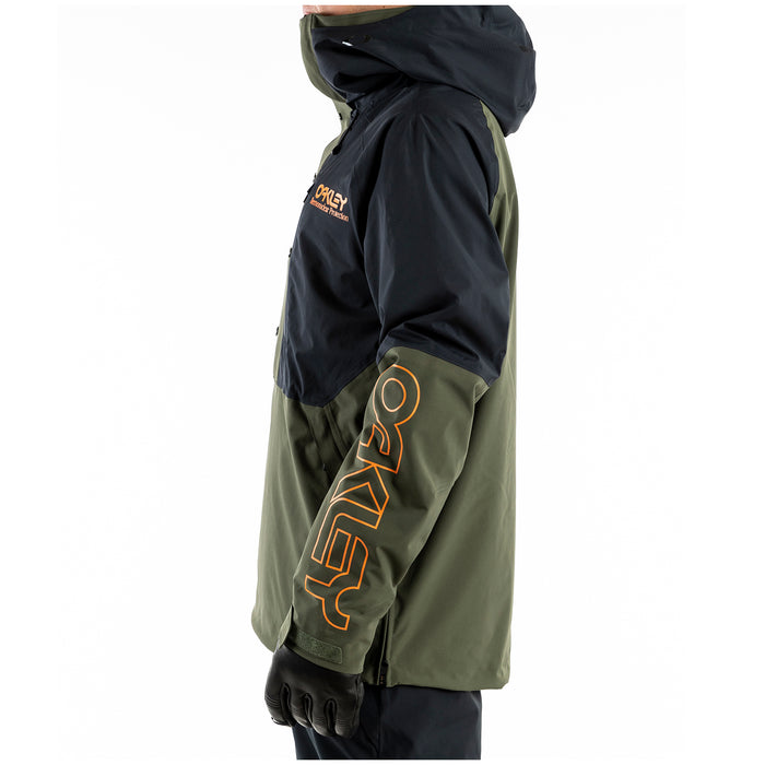 Oakley TNP Lined Shell Anorak - Men's Black/Green