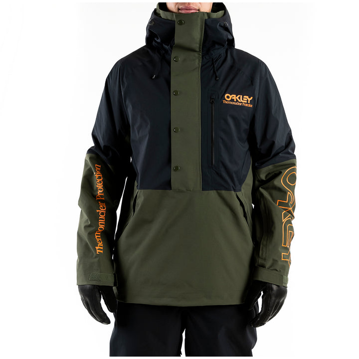 Oakley TNP Lined Shell Anorak - Men's Black/Green