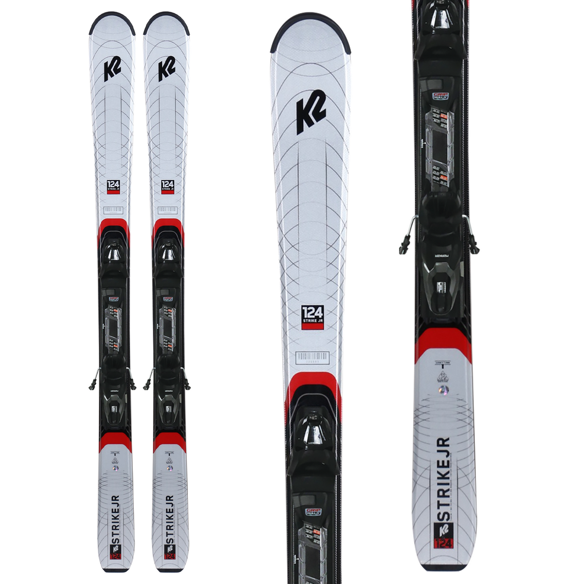 K2 Strike Jr Skis + FDT 4.5 Bindings - Toddlers' 2021
