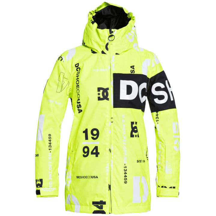 DC Propaganda Jacket - Boys' Syndicate Safety Yellow