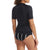 Roxy Whole Hearted Short Sleeve Rashguard - Women's Anthracite