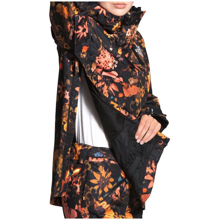 The North Face Tanager Jacket - Women's TNF Black/TNF Black Flower Child Multi Print