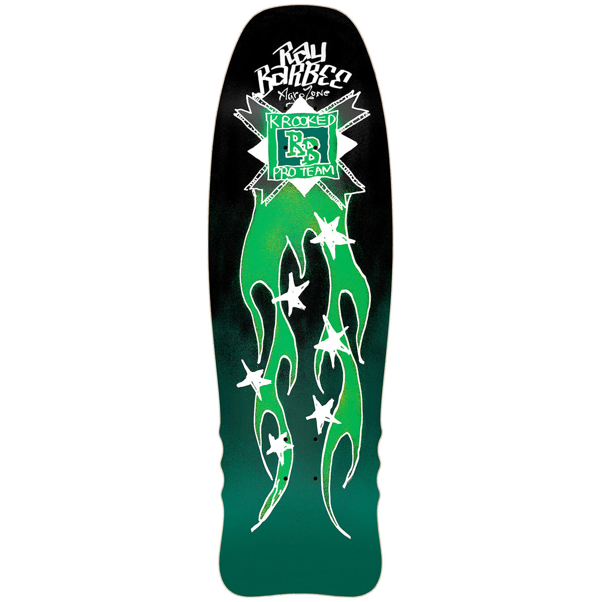 Krooked Ray Barbee Flames 10.0 Skateboard Deck