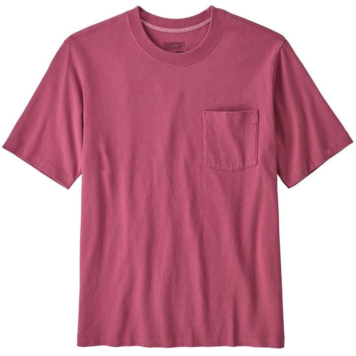 Patagonia Organic Cotton Midweight Pocket T-Shirt Star Pink