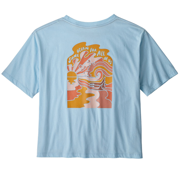 Patagonia Same Ocean Organic Easy Cut T-Shirt - Women's Fin Blue