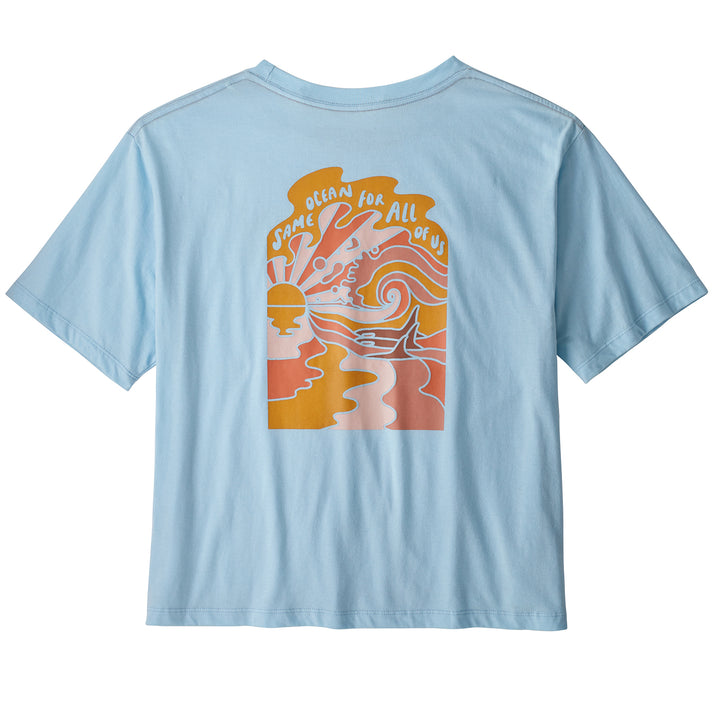 Patagonia Same Ocean Organic Easy Cut T-Shirt - Women's Fin Blue