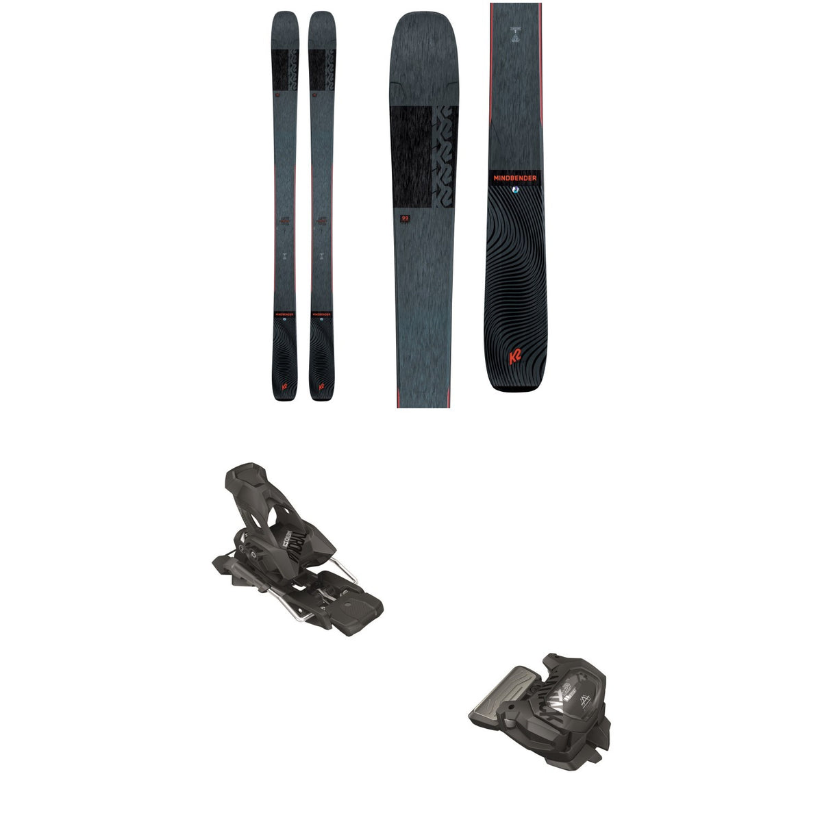 K2 Mindbender 99Ti Skis 2021 + Tyrolia Attack² 13 GW Bindings 2021