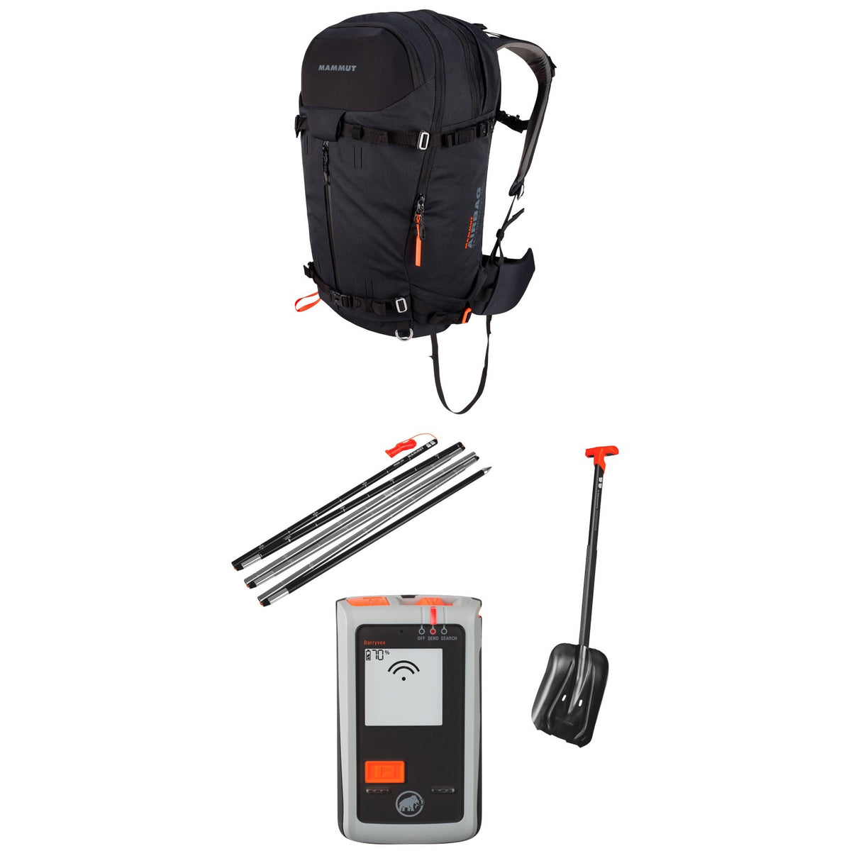 Mammut Pro X Removable Airbag 3.0 + Barryvox Tour Safety Package