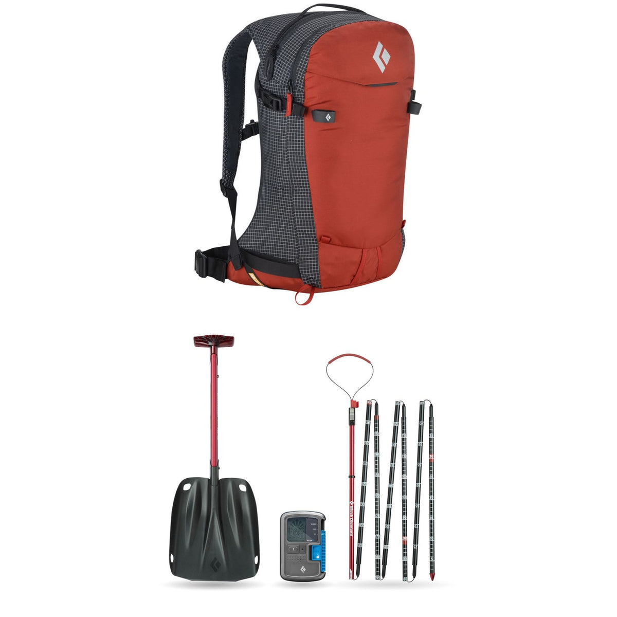 Black Diamond Dawn Patrol 25 (S/M) Pack + Recon BT Avalance Safety Package