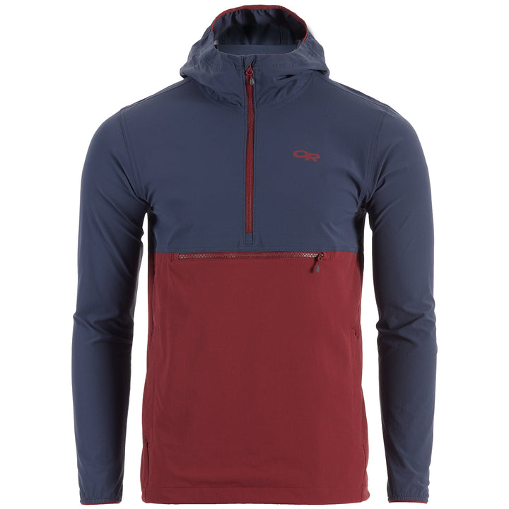 Outdoor Research Ferrosi Anorak - Men's Naval Blue/Burgundy