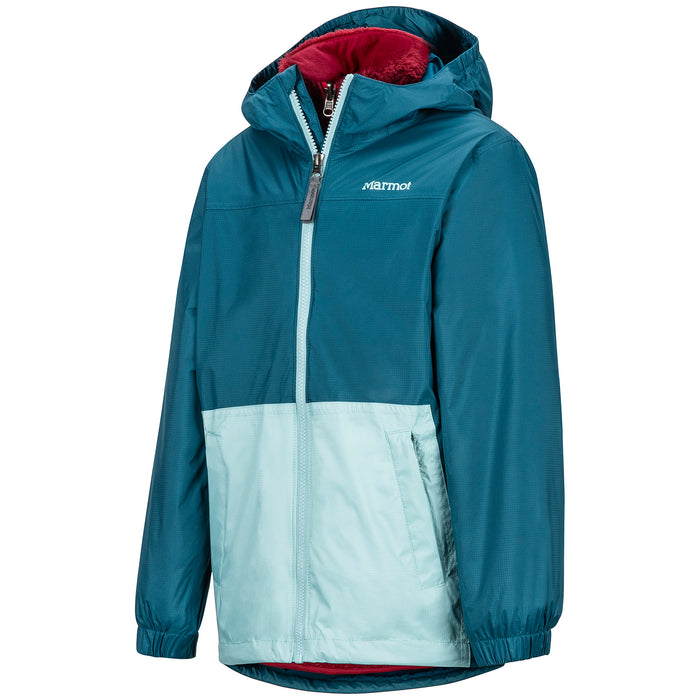 Marmot PreCip Eco Component 3-in-1 Jacket - Boys' Moroccan Blue/Sail blue