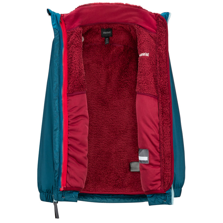 Marmot PreCip Eco Component 3-in-1 Jacket - Boys' Moroccan Blue/Sail blue
