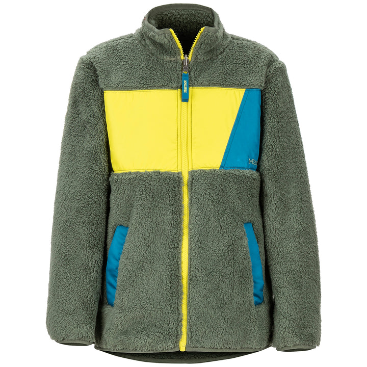 Marmot Roland Fleece - Boys' Crocodile/Citronelle