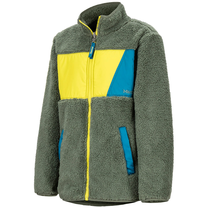 Marmot Roland Fleece - Boys' Crocodile/Citronelle