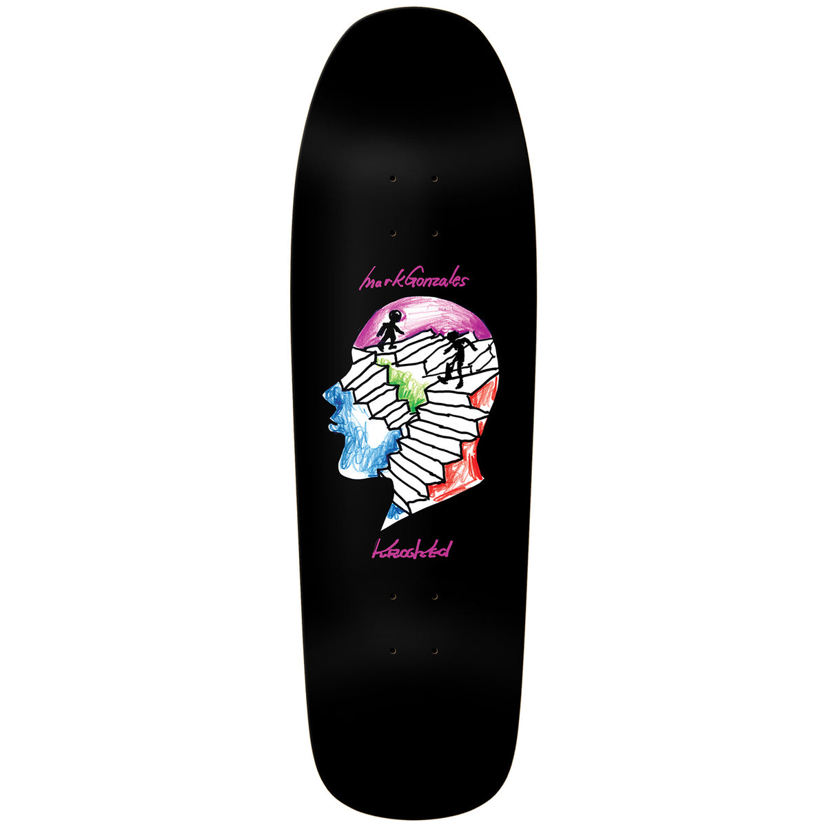 Krooked Gonzalez Stairs 9.81 Skateboard Deck