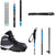 Salomon Aero Grip Jr Cross Country Skis + Prolink Access Jr Bindings + Team Prolink Jr Ski Boots + Escape Alu Jr Poles - Kids' 2021