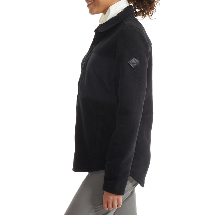 Burton Hearth Snap-Up Fleece - Women's True Black