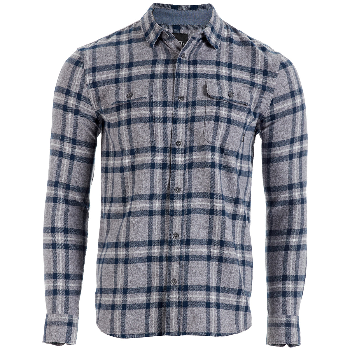Vans Westminister Long-Sleeve Shirt - Men's Forest Grey/Dress Blues