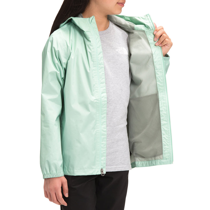 The North Face Zipline Rain Jacket - Girls' Misty Jade